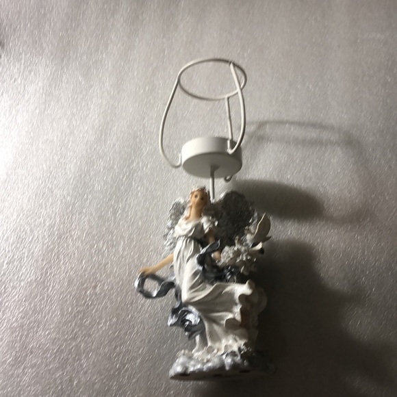 Home interiors shiny glitter Angel tea light stand - Picture 12 of 15